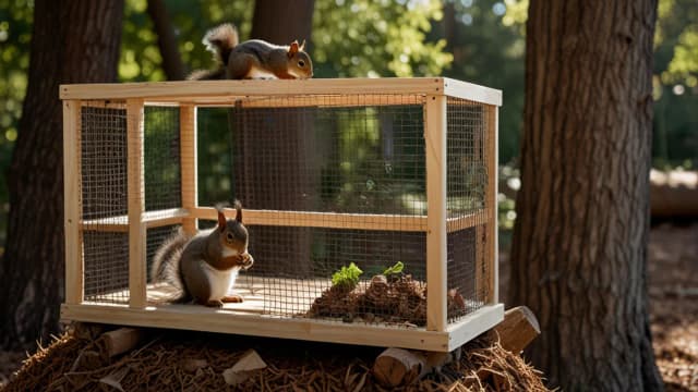 Jak zrobić klatkę dla wiewórki, aby była bezpieczna i komfortowa Jak zrobić klatkę dla wiewórki, aby była bezpieczna i komfortowa
